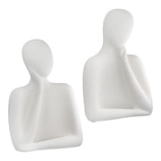 Pense Persoon Figuur Wit Steenlook
