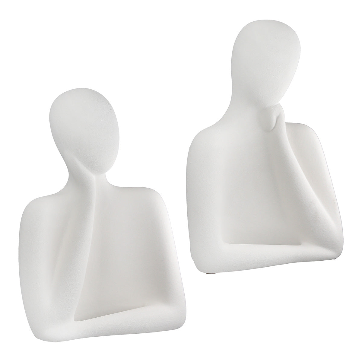 Pense Persoon Figuur Wit Steenlook