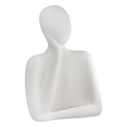 Pense Persoon Figuur Wit Steenlook