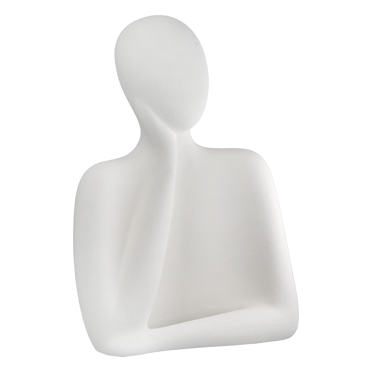 Pense Persoon Figuur Wit Steenlook