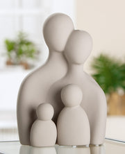 Keramiek Familie Figuur Famille