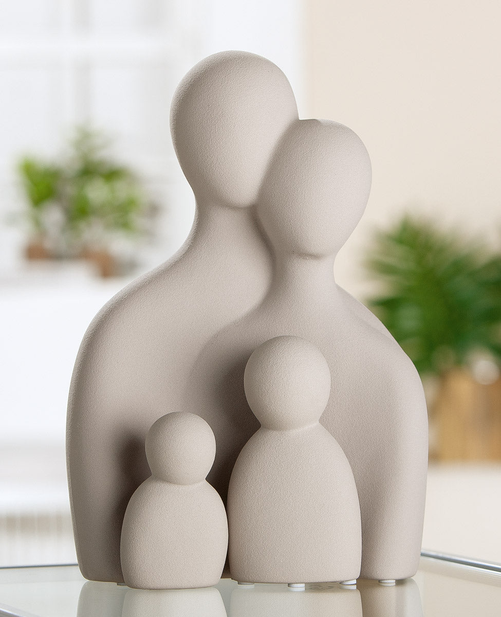 Keramiek Familie Figuur Famille