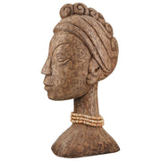 African Lady Houten Sculptuur