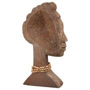 African Lady Houten Sculptuur