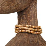 African Lady Houten Sculptuur