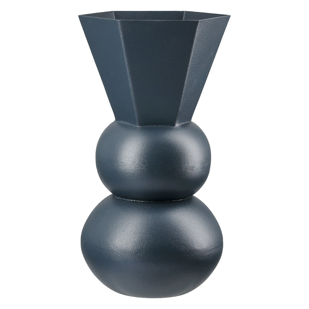 Metallo Donkerblauwe Metalen Vaas
