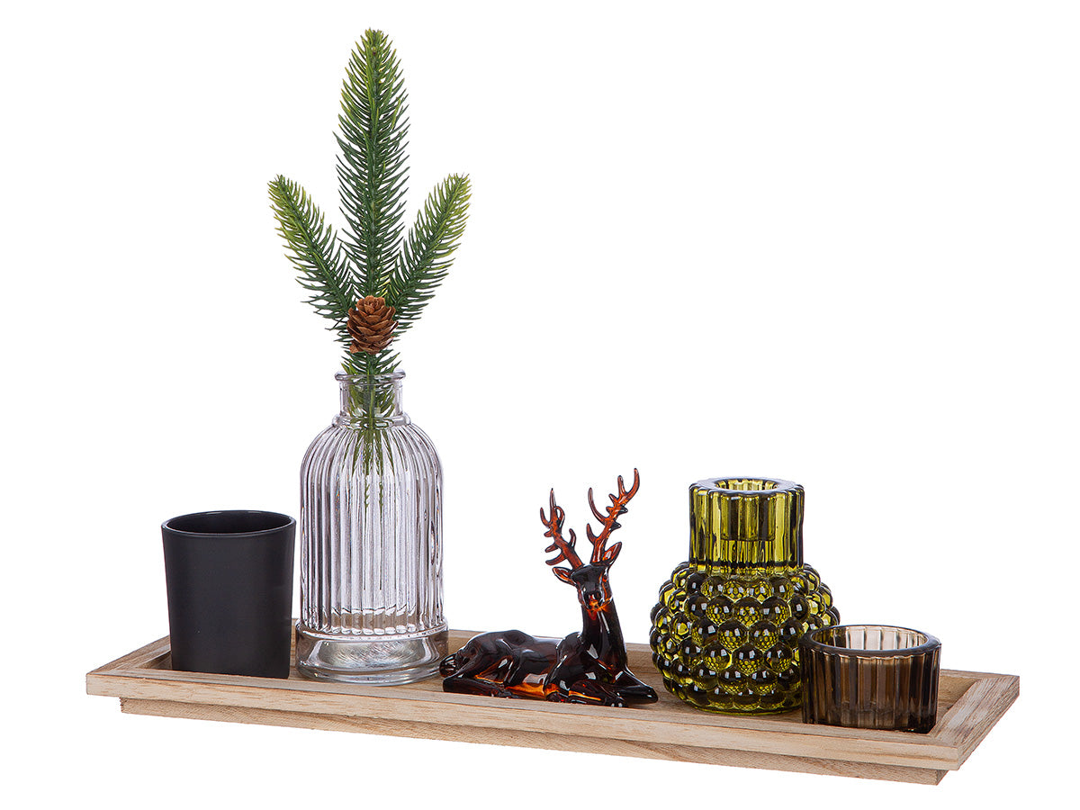 Decoratieset Hirsch met Lantaarns