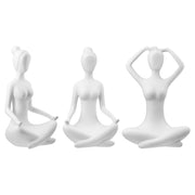 Meditation Vrouwenfiguur Wit