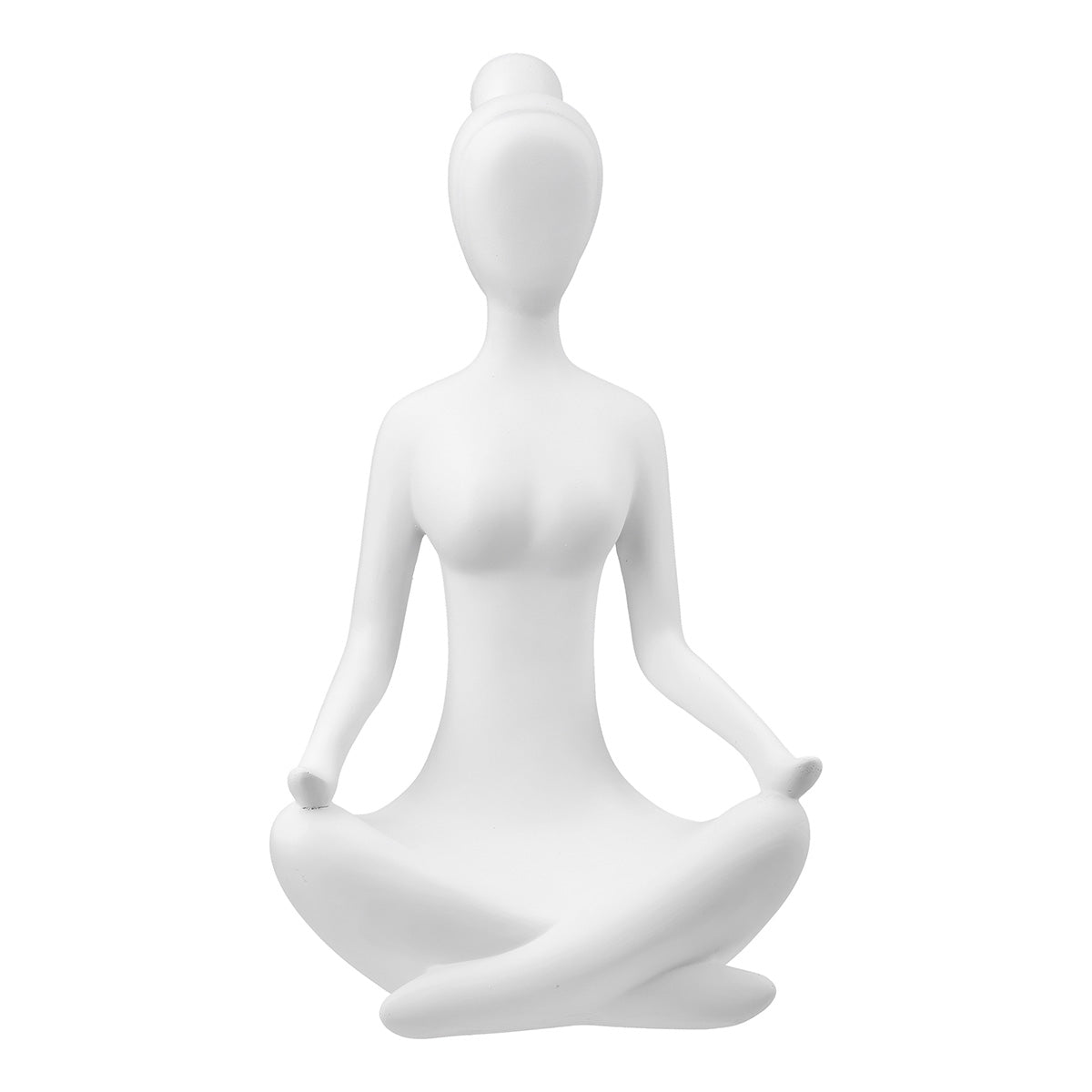 Meditation Vrouwenfiguur Wit