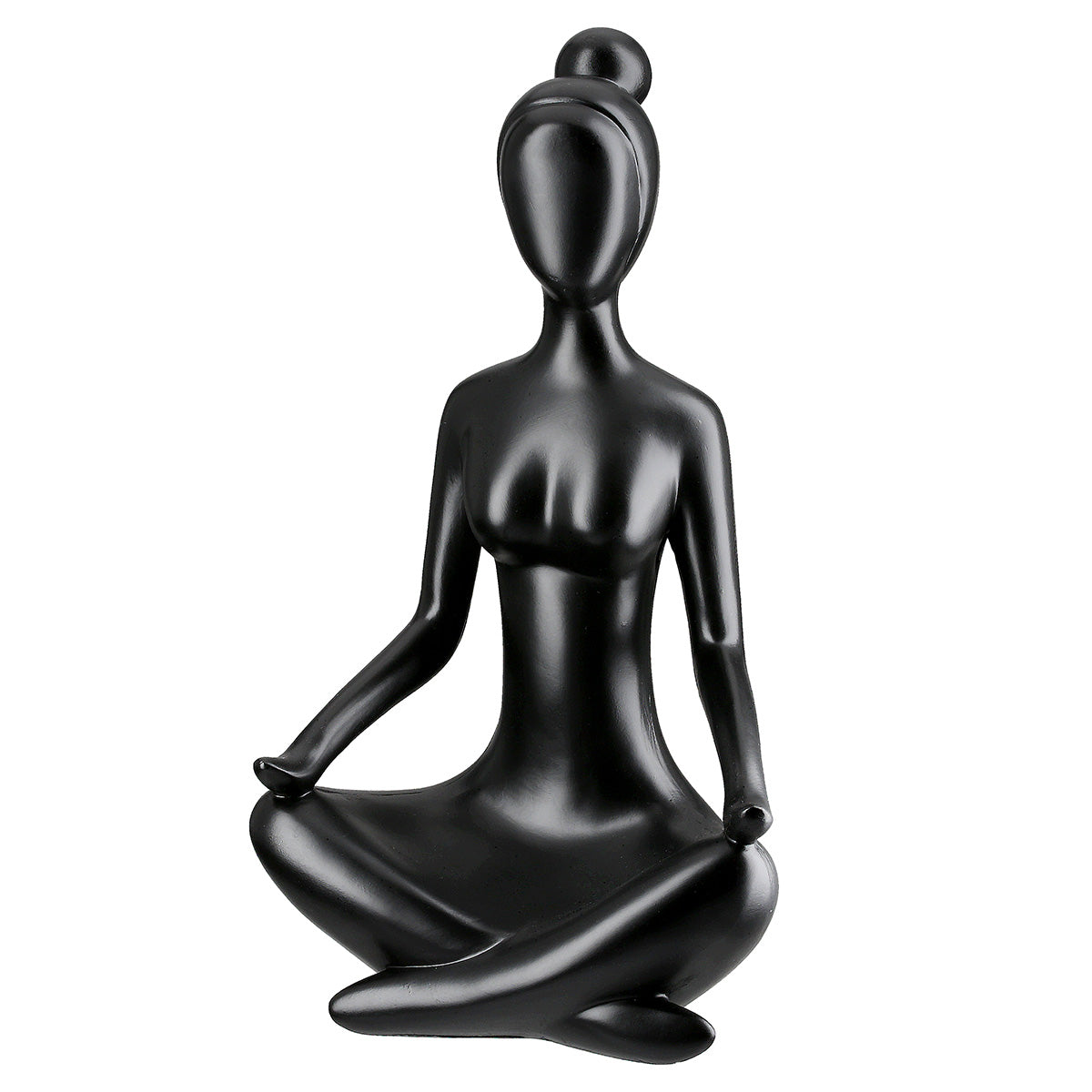 Meditation Vrouwenfiguur Zwart