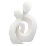 Intertwined Paar Figuur Wit Steenlook