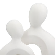 Intertwined Paar Figuur Wit Steenlook