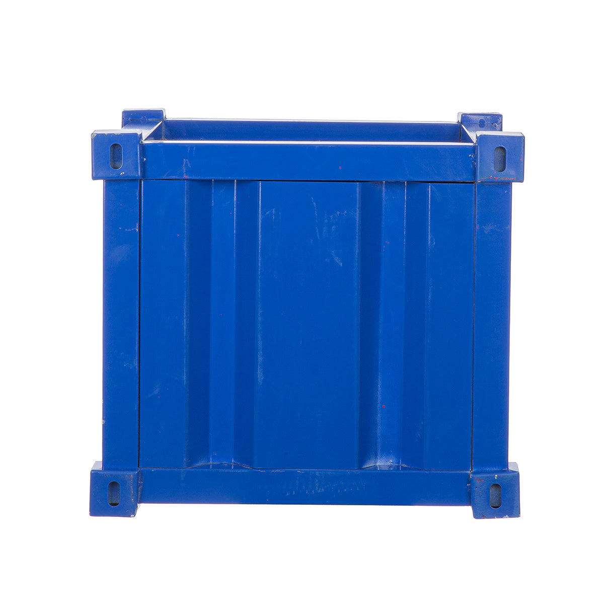Container Metalen Wandplank Blauw