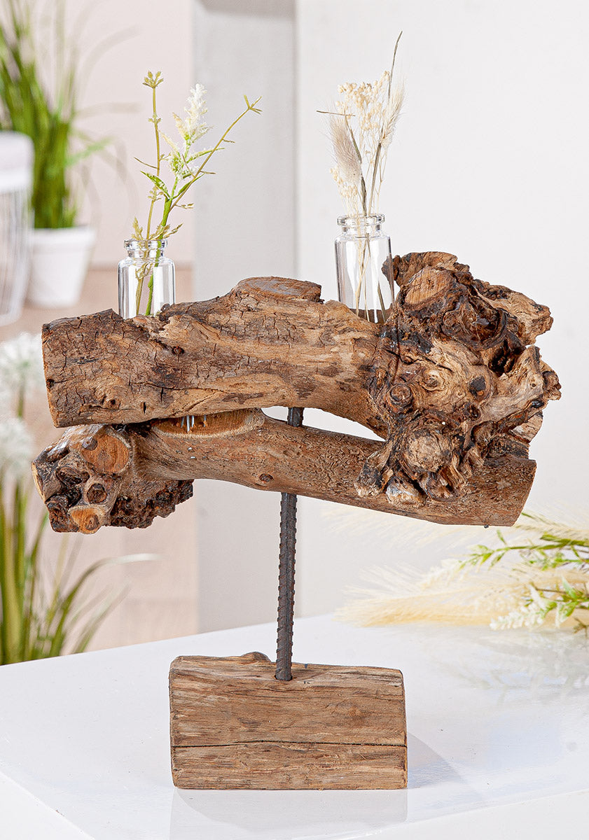 Bangkok Houten Sculptuur met Glas