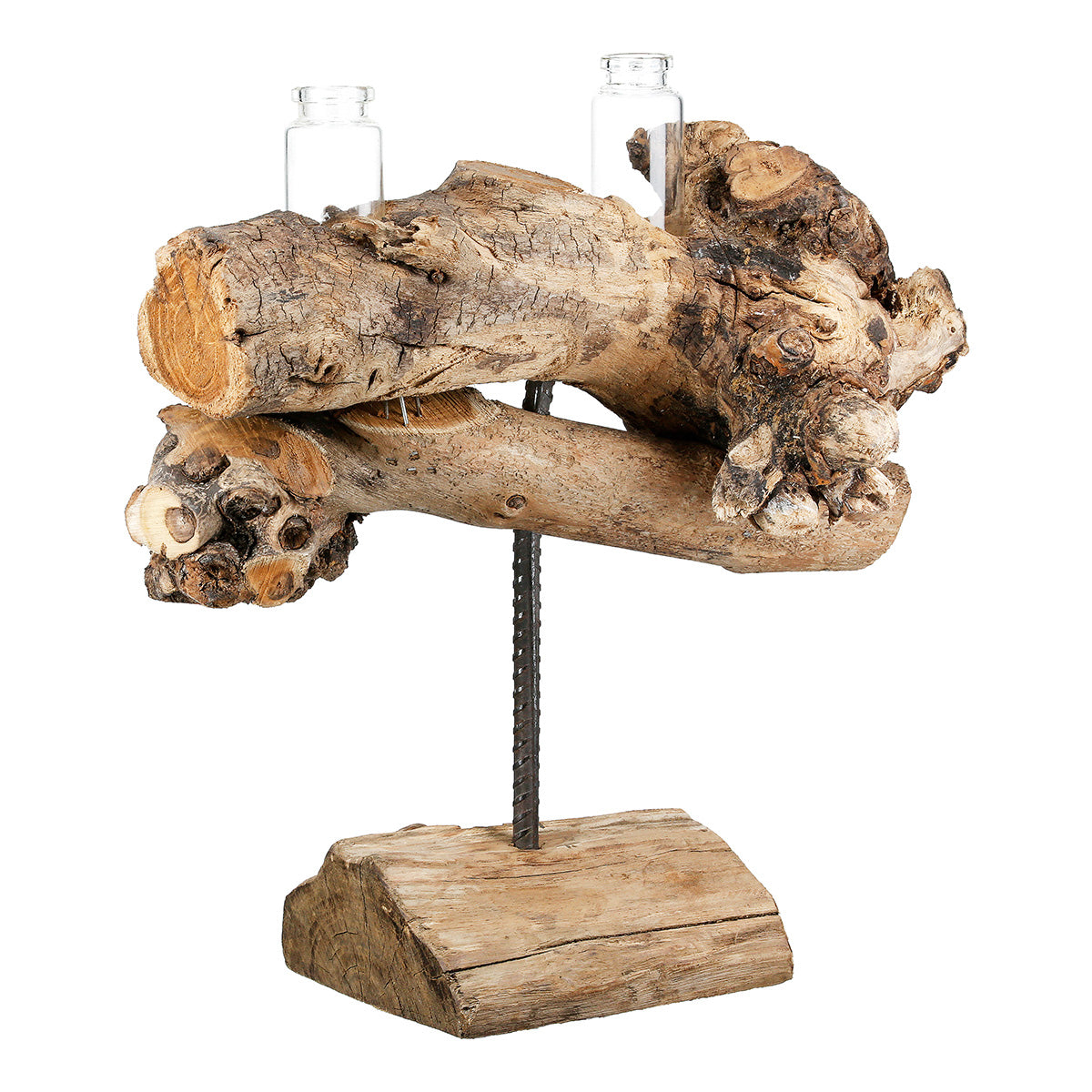 Bangkok Houten Sculptuur met Glas