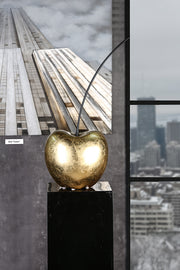 Extra Grote Gouden Keramische Kers