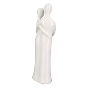 Keramiek Paar Figuur Hart Wit