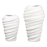 Twist Vaas Wit Porselein 27 cm