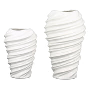 Twist Vaas Wit Porselein 27 cm