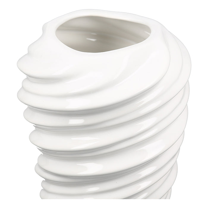 Twist Vaas Wit Porselein 27 cm