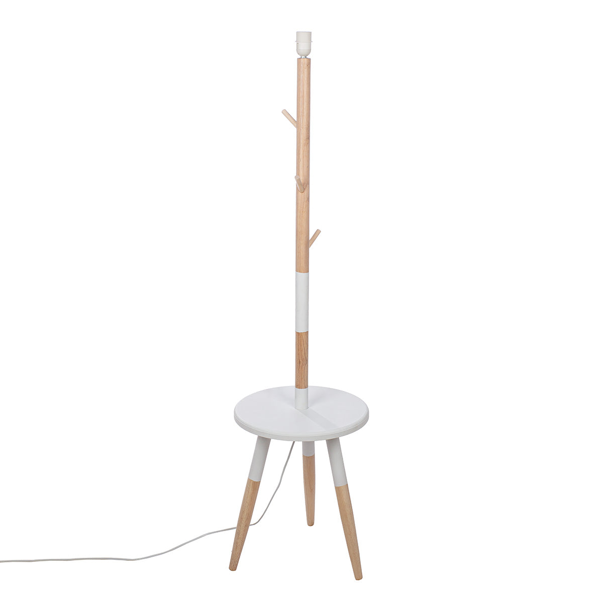 Haderup vloerlamp hout met tafel 159 cm