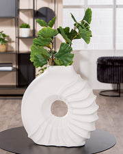 Pula Vaas Wit Keramiek 31 cm