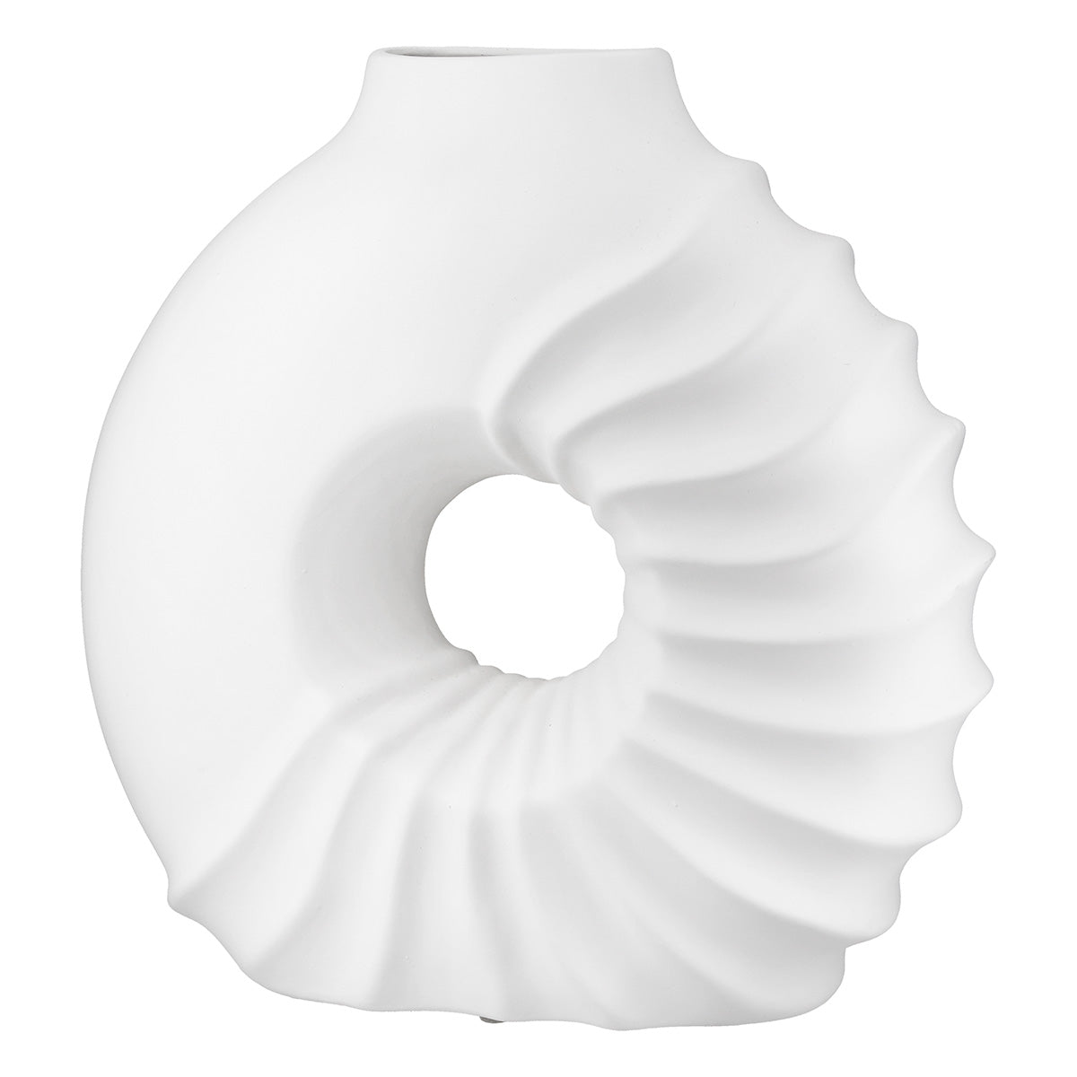 Pula Vaas Wit Keramiek 31 cm