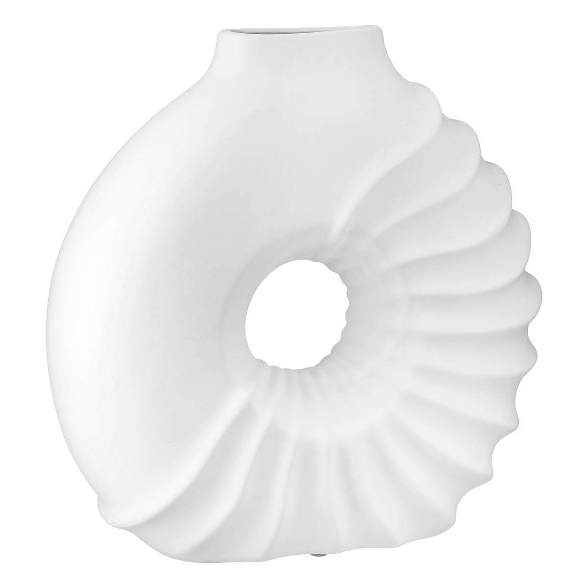 Pula Vaas Wit Keramiek 31 cm