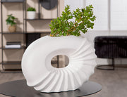 Pula Vaas Wit Keramiek 25 cm