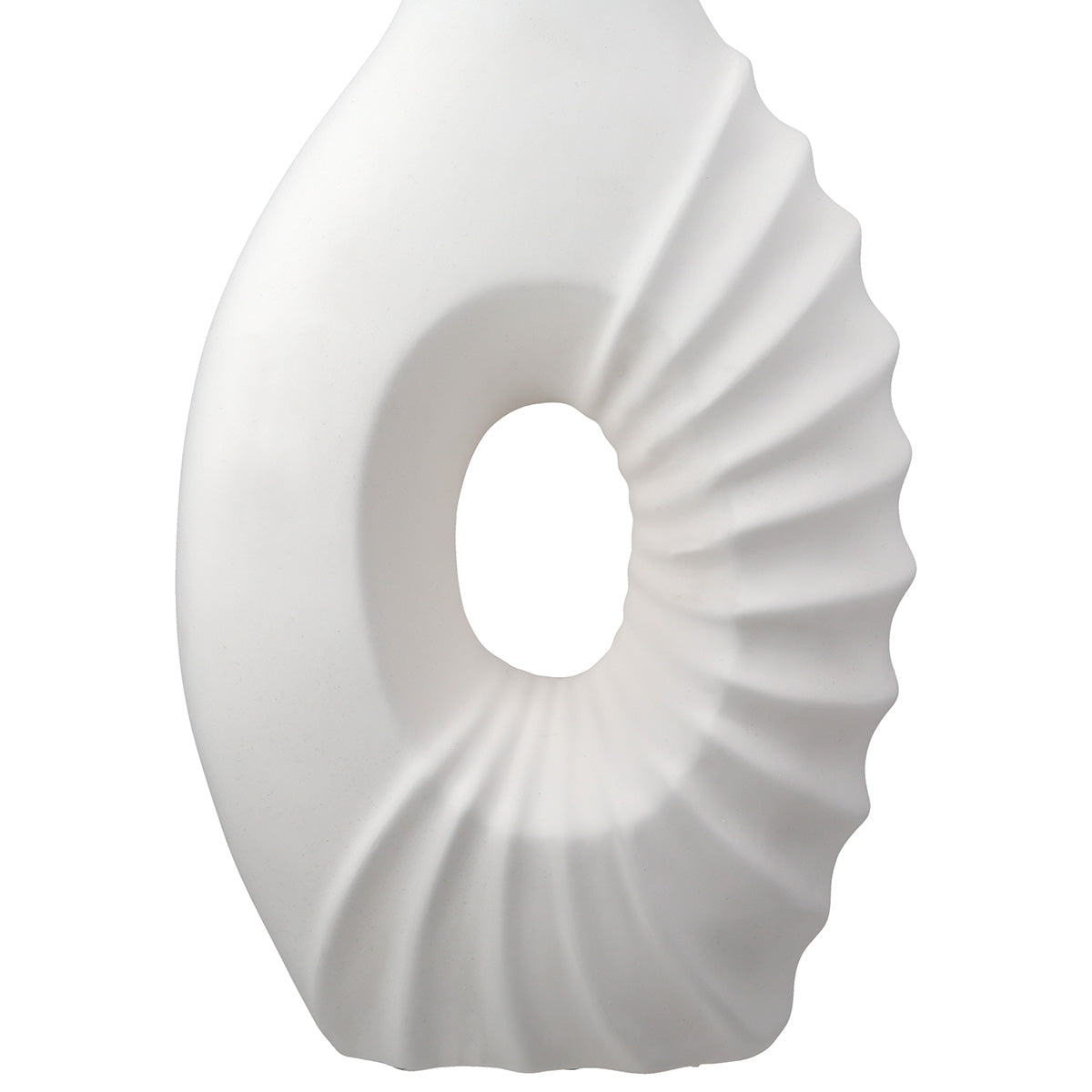 Pula Vloervaas Wit Keramiek 45 cm