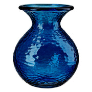Donkerblauwe bolvaas Pietro 33 cm