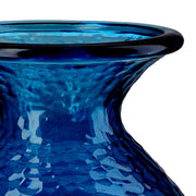 Donkerblauwe bolvaas Pietro 33 cm