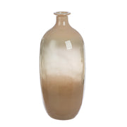 Bruine Glazen Vaas Novelle 38 cm