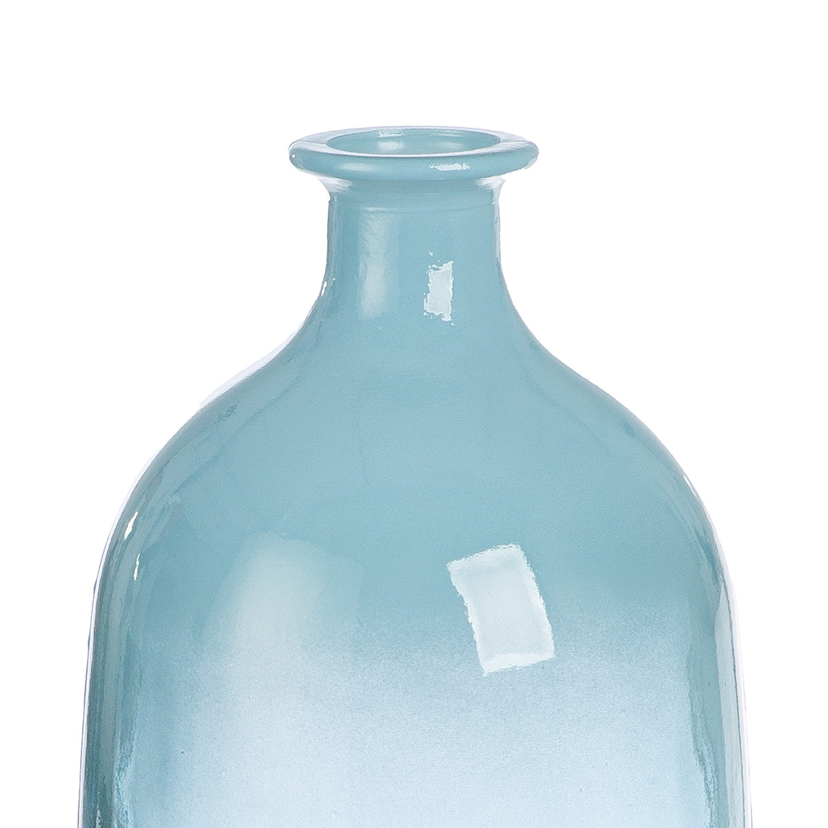 Blauwe flesvaas Novelle 38 cm