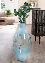 Blauwe vloervaas Novelle 59 cm