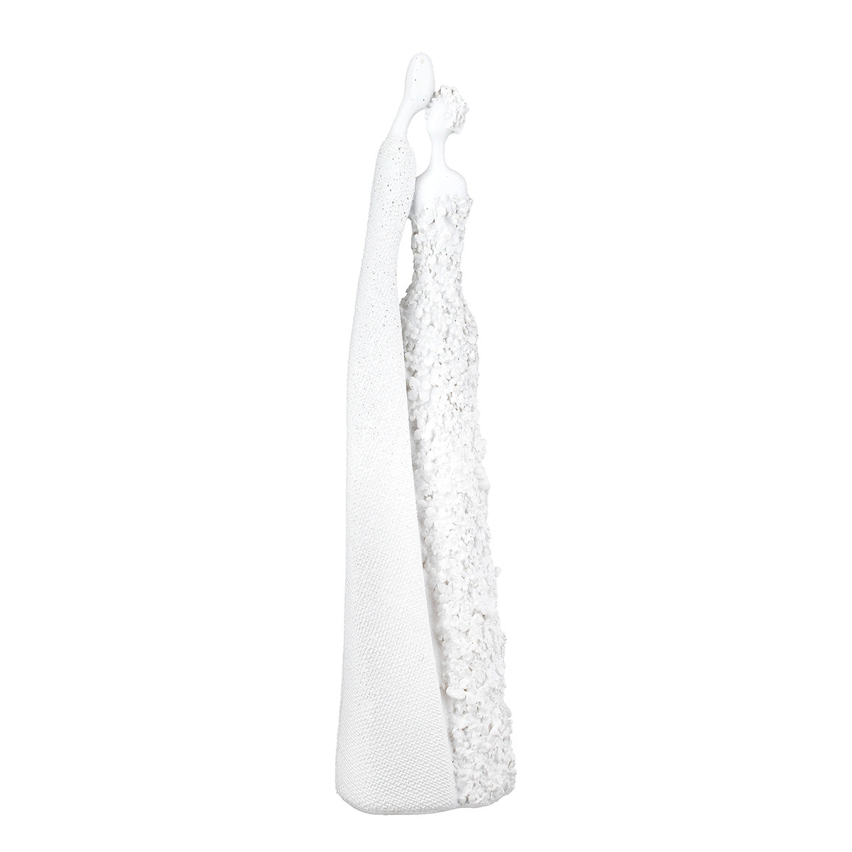 Flower Heart Paar Figuur Wit