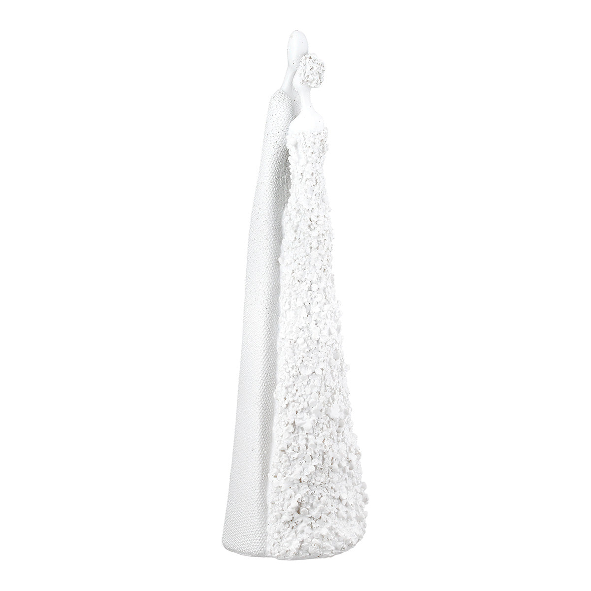 Flower Heart Paar Figuur Wit