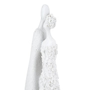 Flower Heart Paar Figuur Wit