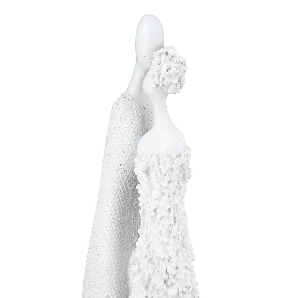 Flower Heart Paar Figuur Wit
