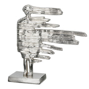 Verwehung Aluminium Sculptuur Zilver