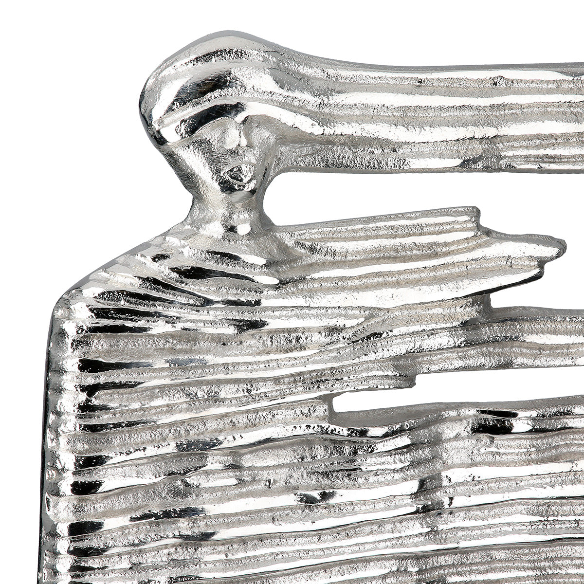 Verwehung Aluminium Sculptuur Zilver