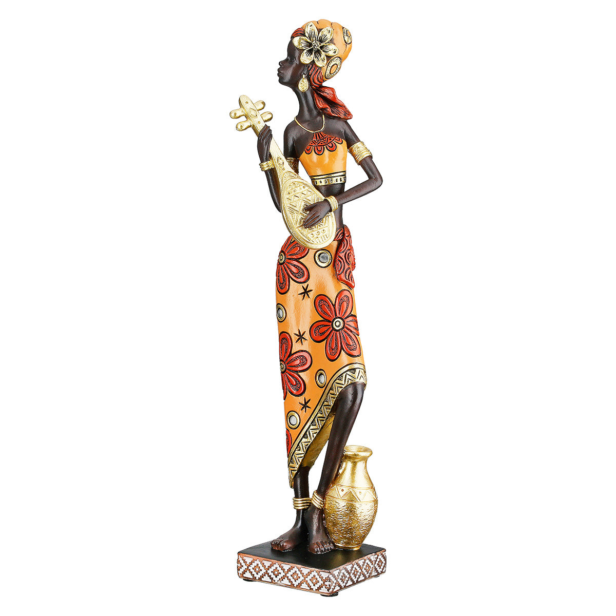 African Beat Vrouwenfiguur Gitaar