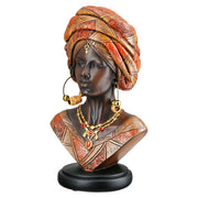 Namibian Vrouwenfiguur Bruin-Rood