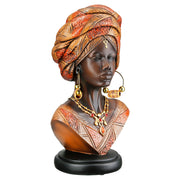 Namibian Vrouwenfiguur Bruin-Rood