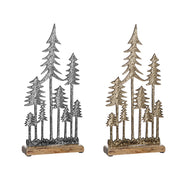 Metalen Boom Decoratie Wood