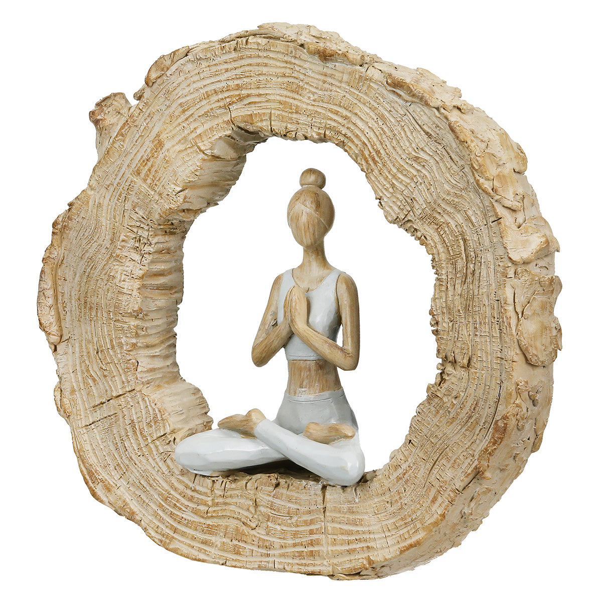Padmasana Yoga Sculptuur Rond