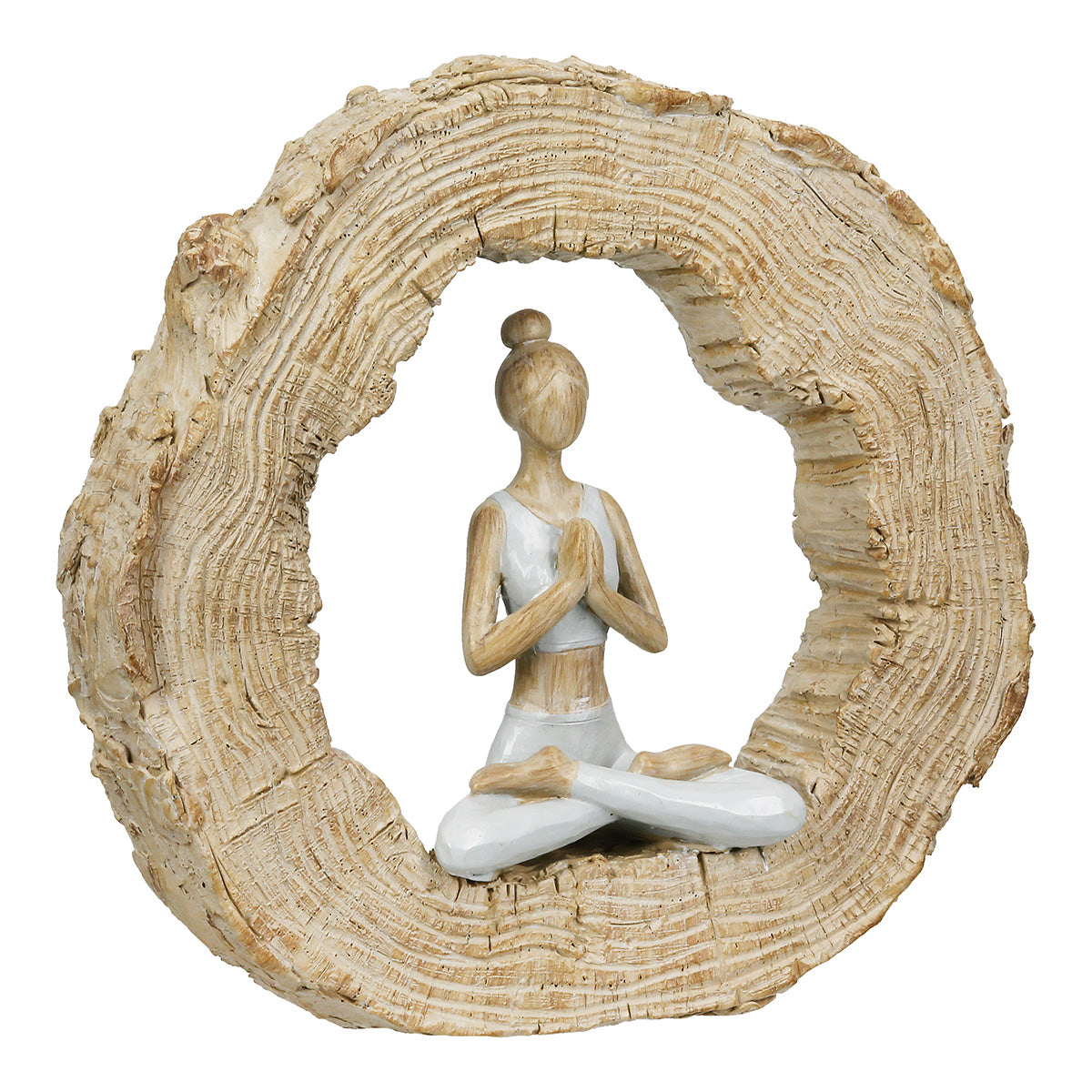 Padmasana Yoga Sculptuur Rond
