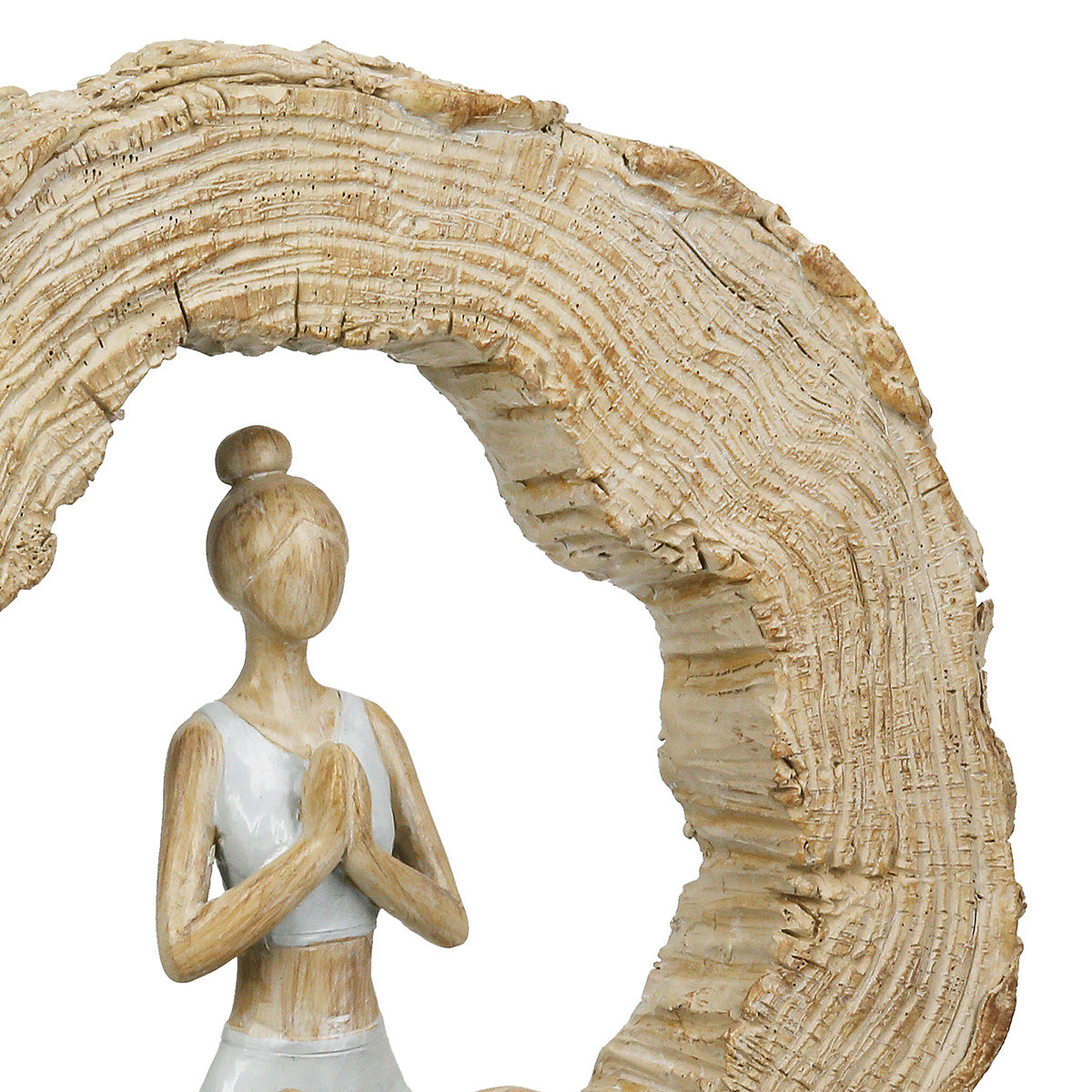 Padmasana Yoga Sculptuur Rond