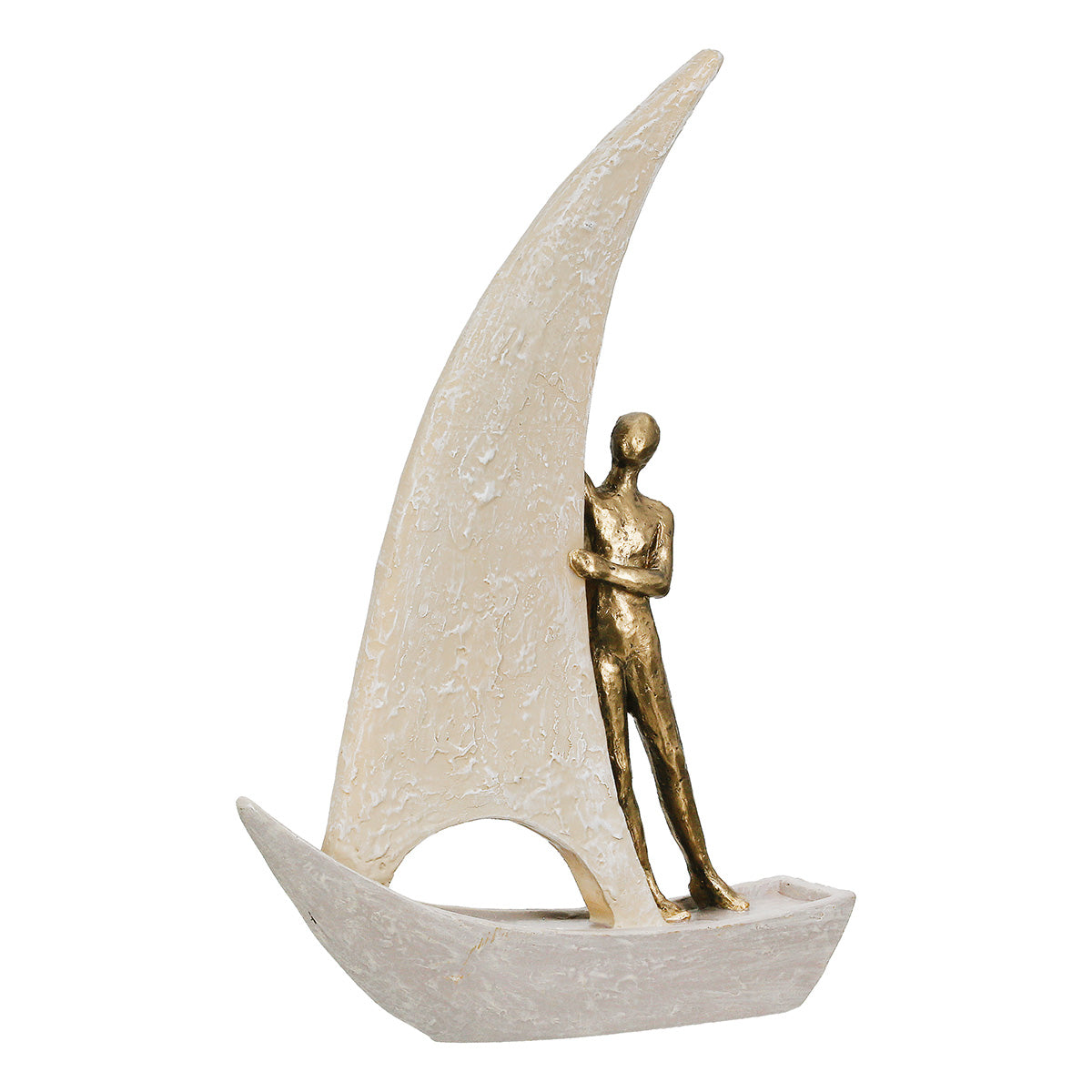 Sailing Boot Figuur Goud-Zilver