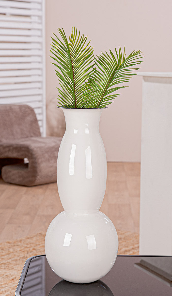 Neo Witte IJzeren Vaas 42.5 cm